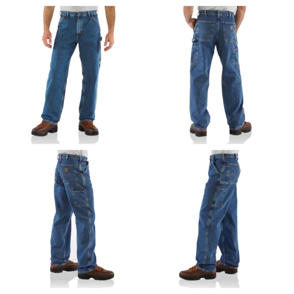 Carhartt Loose Fit Carpenter Jeans Men’s 34x32 Workwear Denim